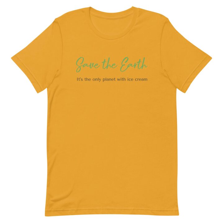 unisex staple t shirt mustard front 62f7f10053289