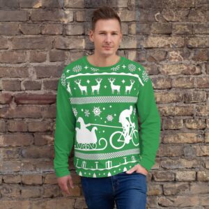 Santa Cycling Sweatshirt