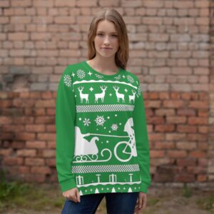 Santa Cycling Sweatshirt