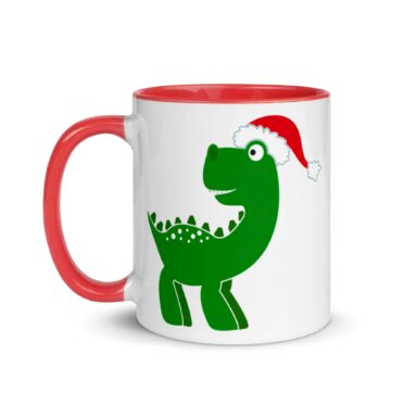 Santasaurus mug