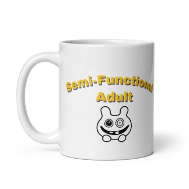 semi-functional adult mug