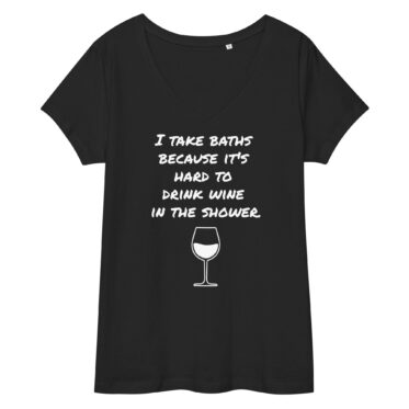 bath and wine t-shirt