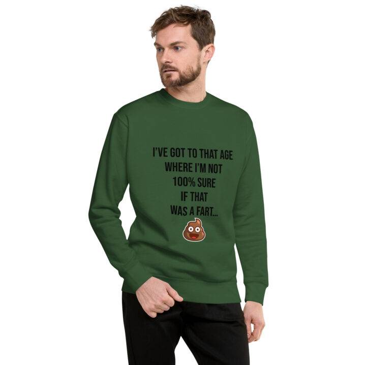 unisex premium sweatshirt forest green front 63a6024de93e8