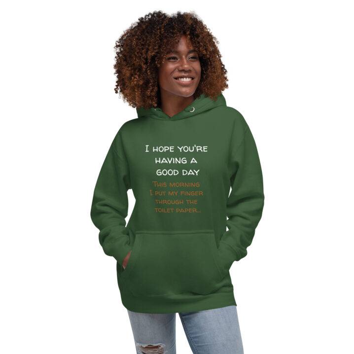 unisex premium hoodie forest green front 63d11e23c253f