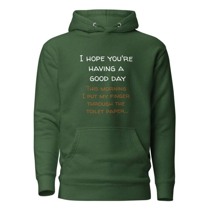 unisex premium hoodie forest green front 63d11e23c4e9d