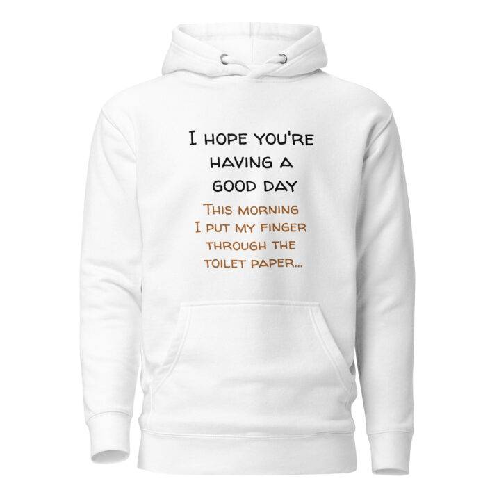 unisex premium hoodie white front 63d1237766fcf