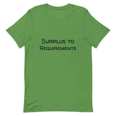 surplus to requirements t-shirt