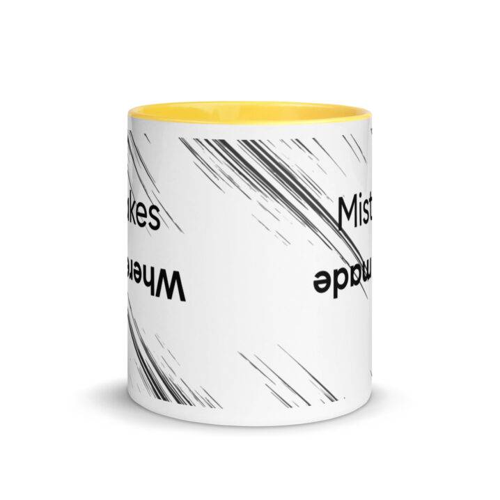 white ceramic mug with color inside yellow 11oz front 63d1228f99723