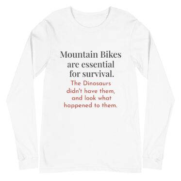 Mountain Bike Survival long sleeve t-shirt
