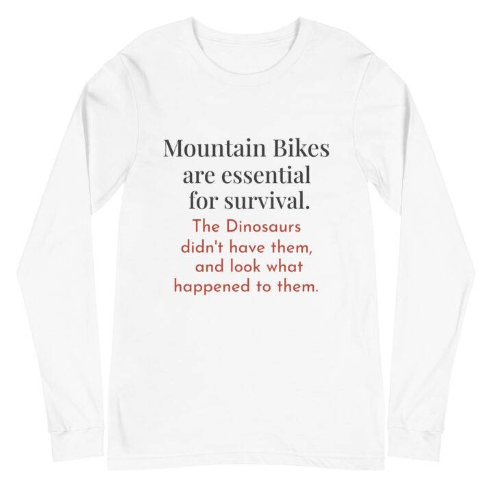 Mountain Bike Survival long sleeve t-shirt