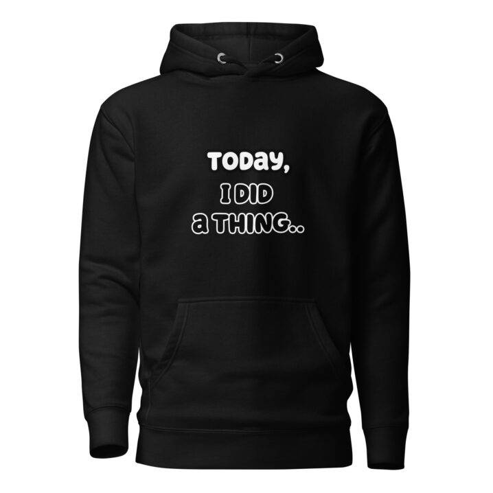 unisex premium hoodie black front 64117d63f0aff