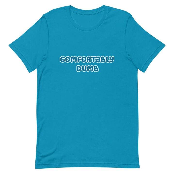 unisex staple t shirt aqua front 64075bd0d1042